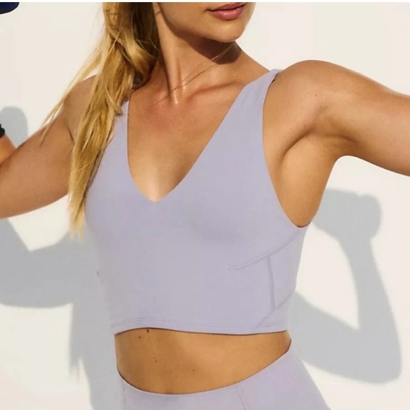 FP Movement by Free People Tops - FP Movement by Free People Never Been Better Crop Top Platinum  M